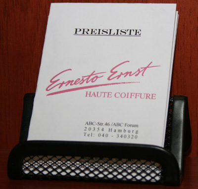 Ernesto  Ernst Preisliste